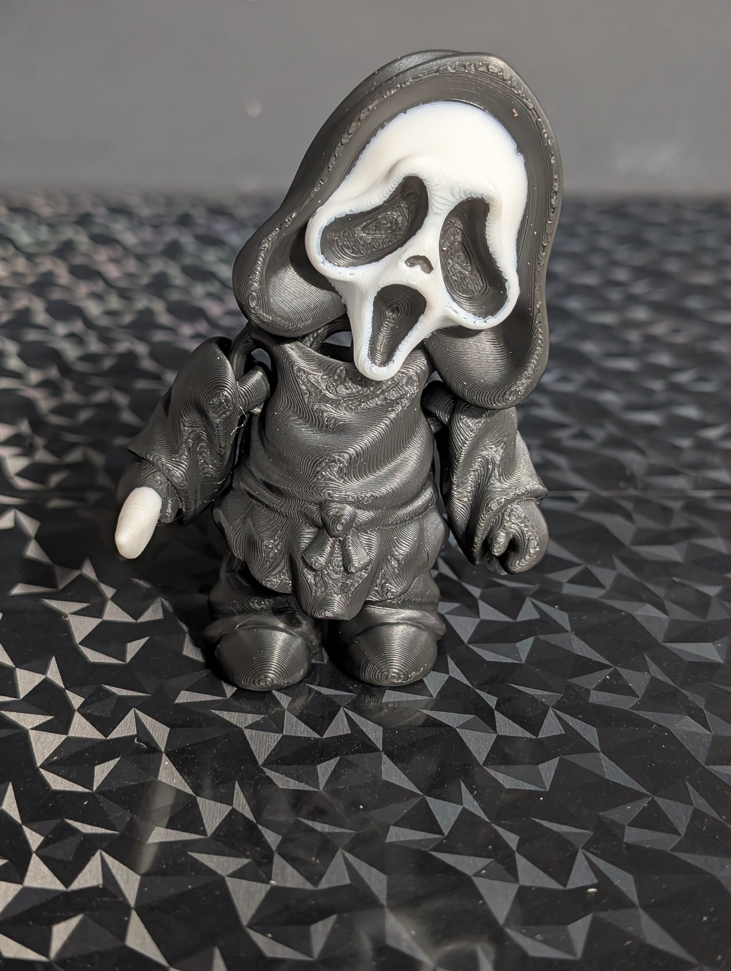 4" Articulated Ghost Face