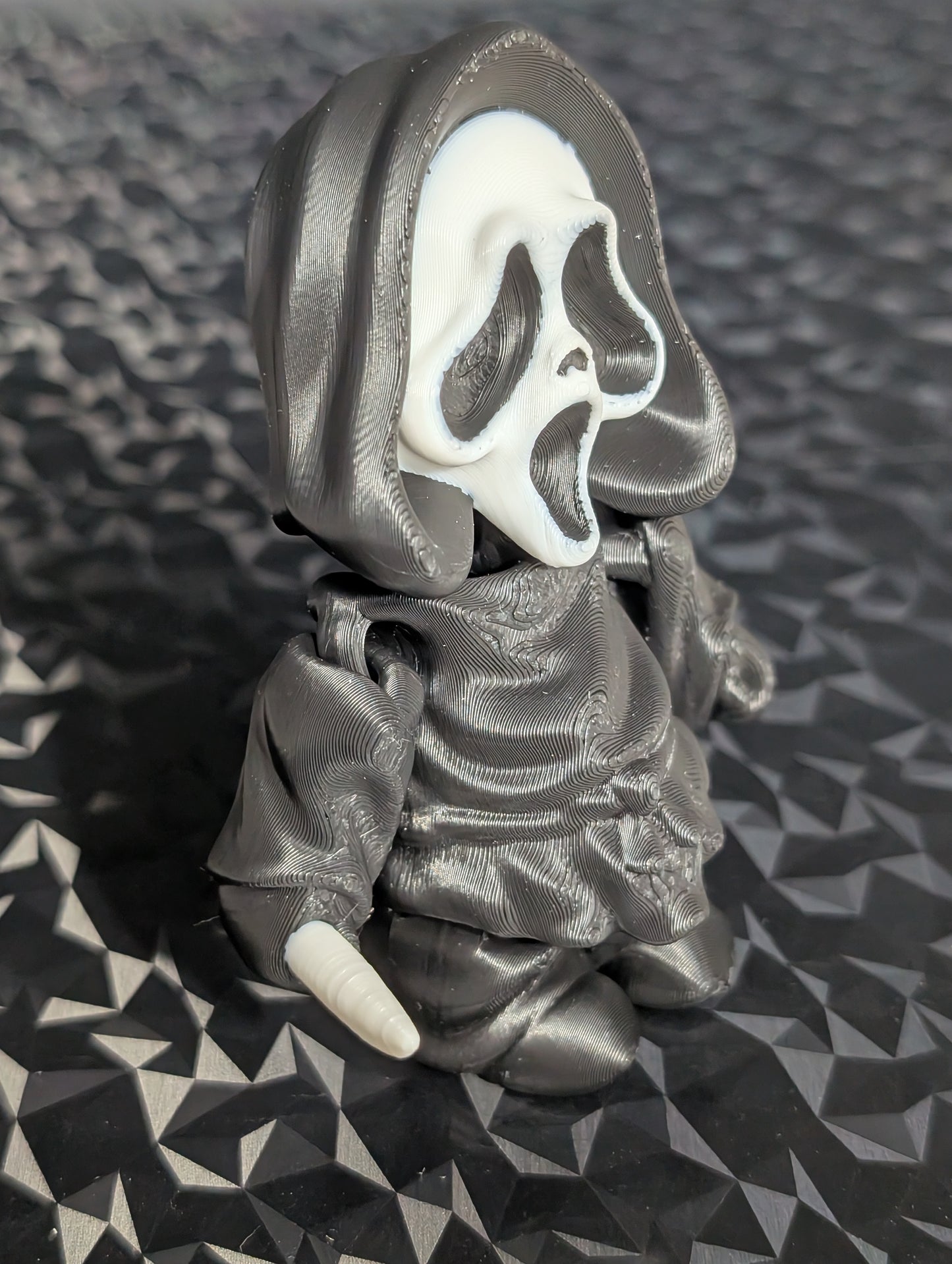 4" Articulated Ghost Face