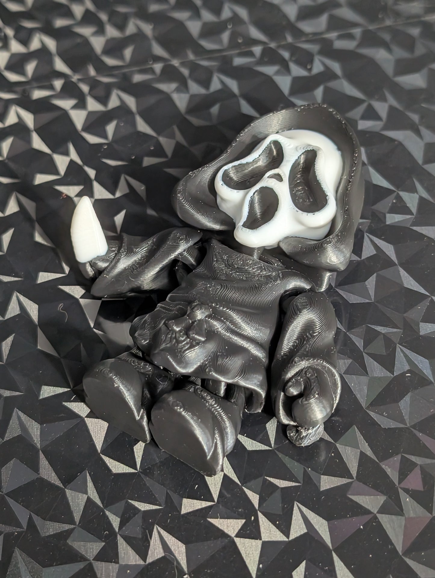 4" Articulated Ghost Face